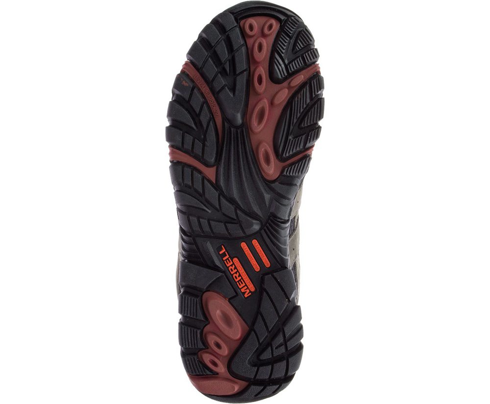 Kozaki Merrell Męskie Brązowe - Moab Vertex Mid Waterproof Comp Toe - 619428-ZAY